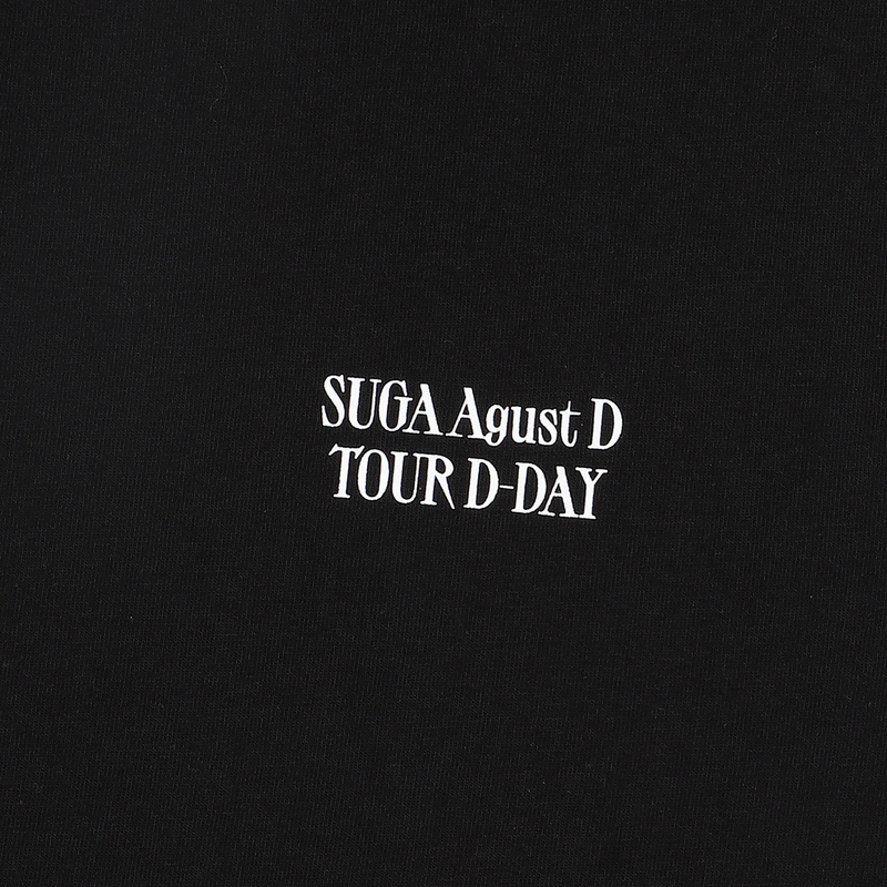 [SUGA TOUR]S/S T-SHIRT (black)(2023年8月末以降発送)