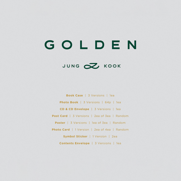 Jungkook GOLDEN アルバム