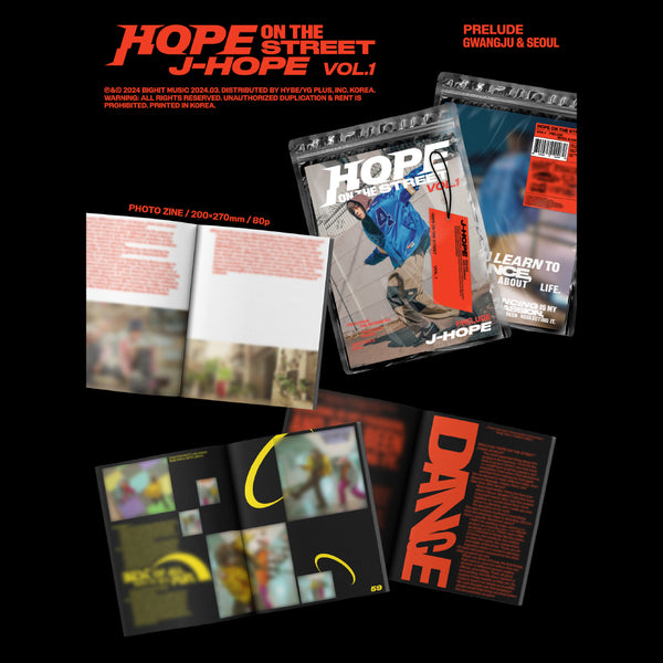 'HOPE ON THE STREET VOL.1' 単品(2形態中ランダム1形態) – BTS 