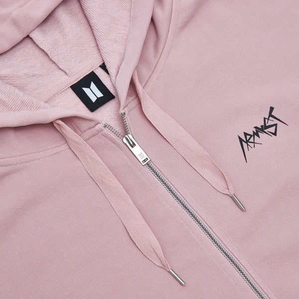 [JUNG KOOK] ARMYST ZIP-UP HOODY [PINK](2024年5月末以降発送)