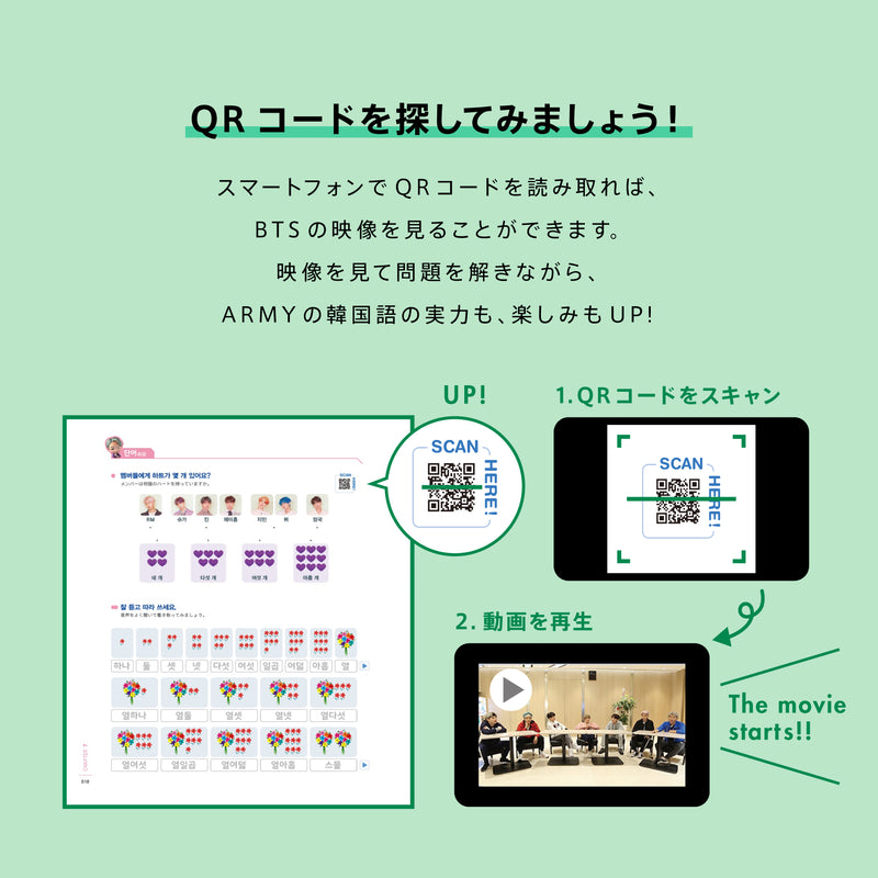 Learn! KOREAN with BTS Book Package(Japan Edition)※ Retail ver.