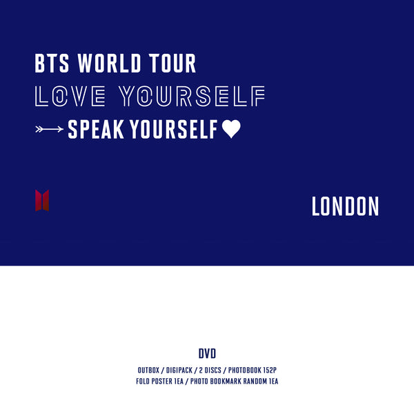 DVD] BTS WORLD TOUR 'LOVE YOURSELF:SPEAK YOURSELF' LONDON – BTS ...