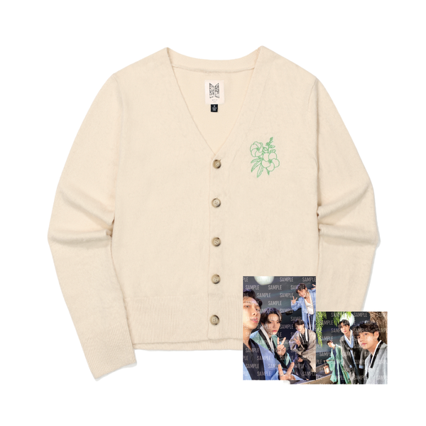 [2022 BTS DALMAJUNG] CARDIGAN (ivory) (2023年1月中旬以降