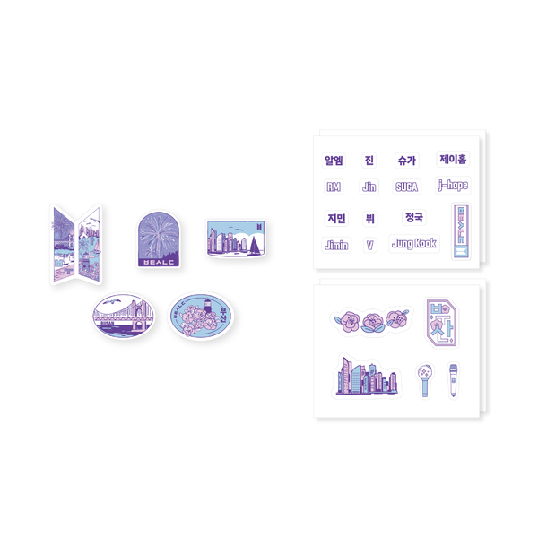 [Yet To Come in BUSAN] CITY STICKER SET BUSAN – BTS JAPAN