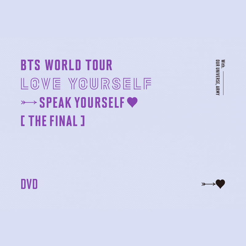 [DVD] BTS WORLD TOUR 『LOVE YOURSELF: SPEAK YOURSELF' THE FINAL』