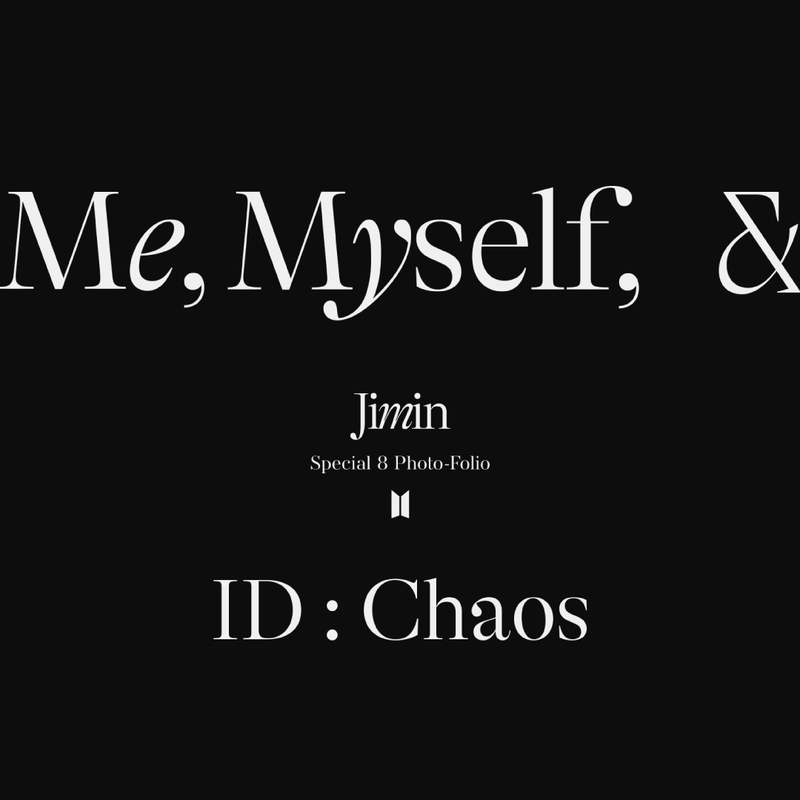 BTS Special 8 Photo-Folio「Me, Myself, & Jimin 'ID:Chaos'」3次予約販売