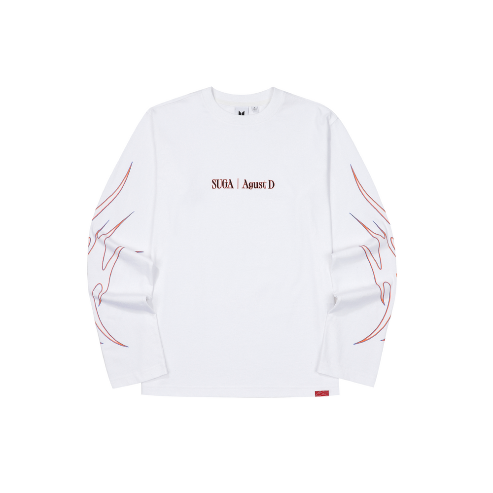 [SUGA TOUR]LONG SLEEVE T-SHIRT (white) – BTS JAPAN OFFICIAL SHOP