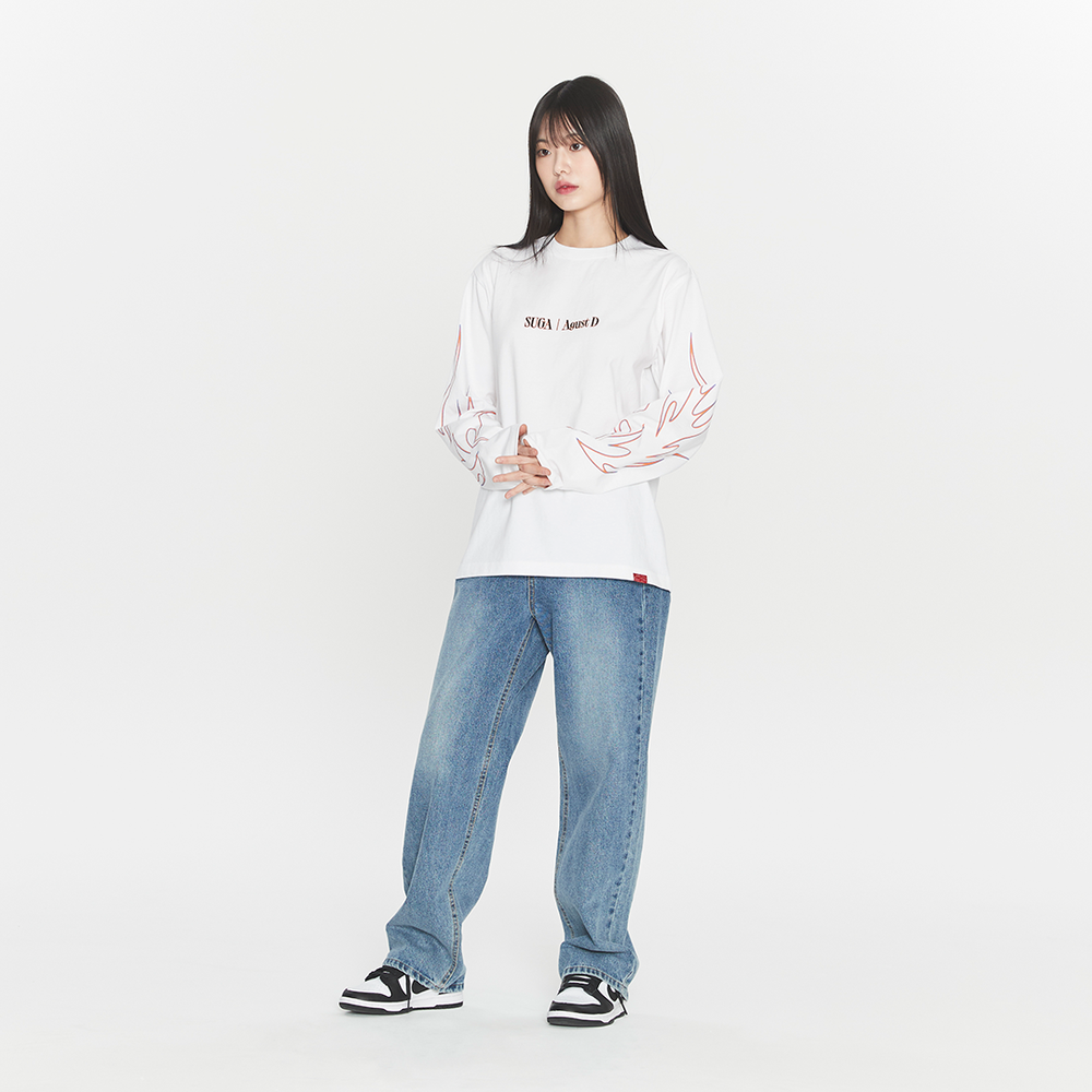 SUGA TOUR]LONG SLEEVE T-SHIRT (white) – BTS JAPAN OFFICIAL SHOP