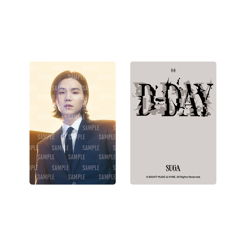 SUGA TOUR]MINI PHOTO CARD (SUGA ver.)(2023年8月末以降発送) – BTS 