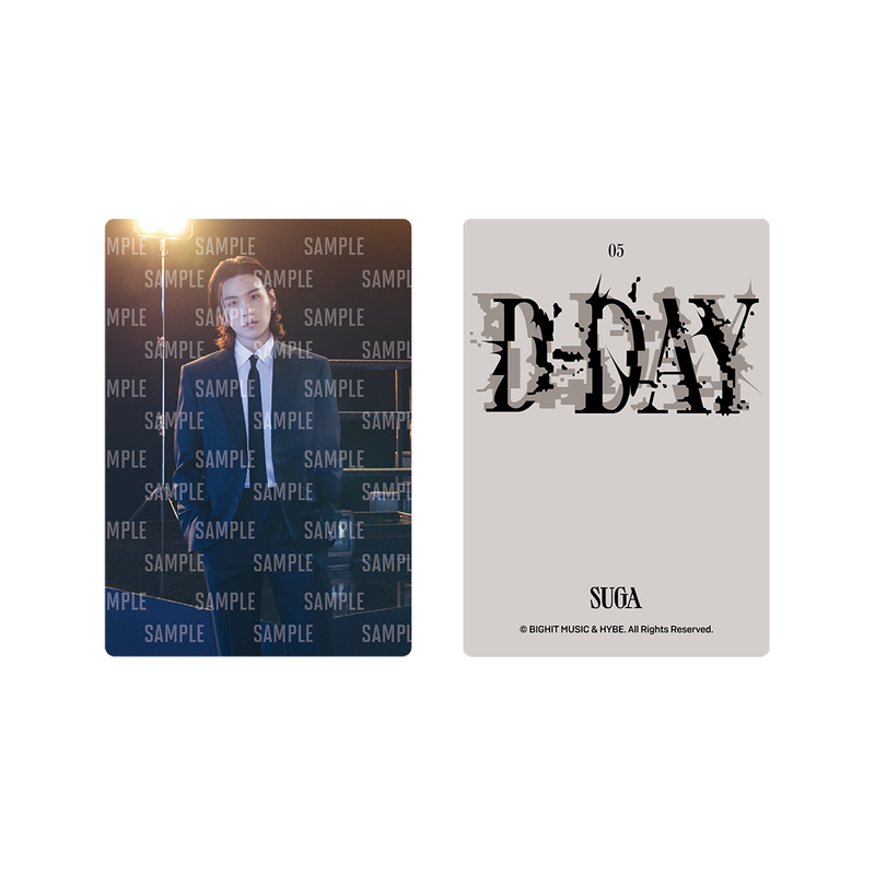 SUGA TOUR]MINI PHOTO CARD (SUGA ver.)(2023年8月末以降発送) – BTS 