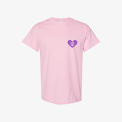 [BTS X DM4]HEART & OUTLINE GROUP T-SHIRT