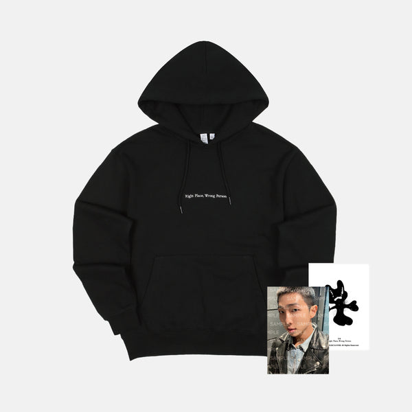 [Right Place, Wrong Person]Hoodie (Black)