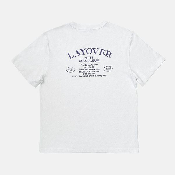 [LAYOVER]S/S T-SHIRT
(LAYOVER) (white)