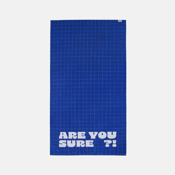 [Are You Sure?!]Beach Towel (Blue)