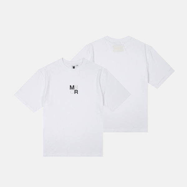 [Monochrome]S/S T-Shirt (White)
