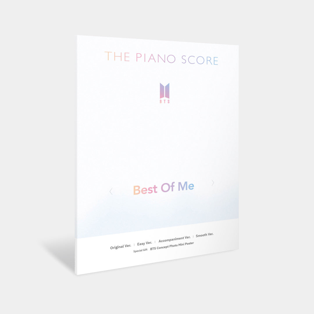 THE PIANO SCORE : BTS 'Best Of Me' – BTS JAPAN OFFICIAL SHOP