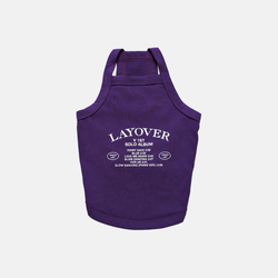 [LAYOVER]PET T-SHIRT
(LAYOVER) (purple)