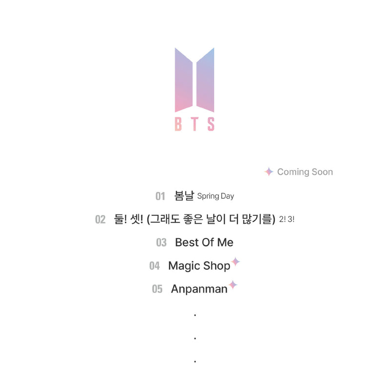 THE PIANO SCORE : BTS 'Best Of Me'
