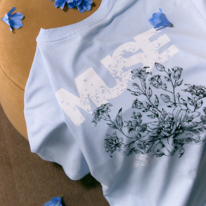 [MUSE]S/S T-Shirt (LIGHT BLUE) (2024年12月初旬以降発送)