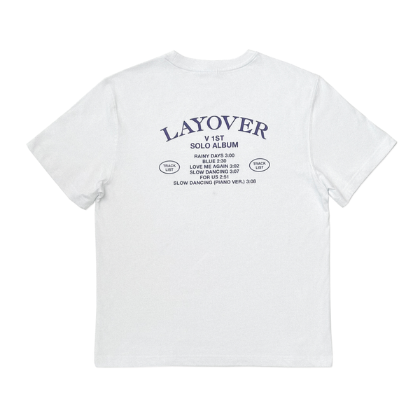 [LAYOVER]S/S T-SHIRT
(LAYOVER) (white)