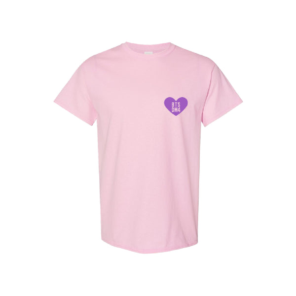 [BTS X DM4]HEART & OUTLINE GROUP T-SHIRT