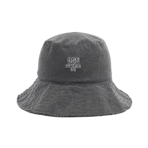 [Are You Sure？!]Bucket Hat (Grey)