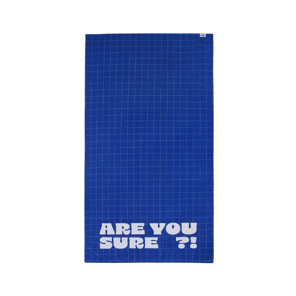 Are You Sure？!]Beach Towel (Blue) – BTS JAPAN OFFICIAL SHOP