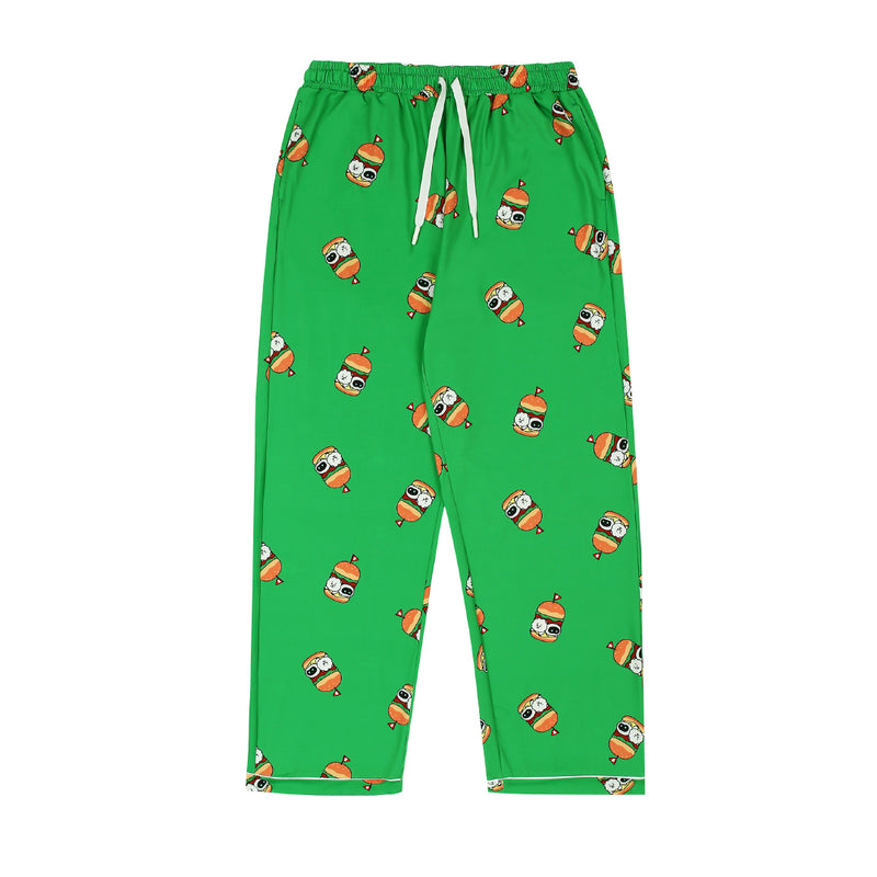 [Wootteo X RJ]Pajama Pants (green)(2024年10月中旬以降発送)