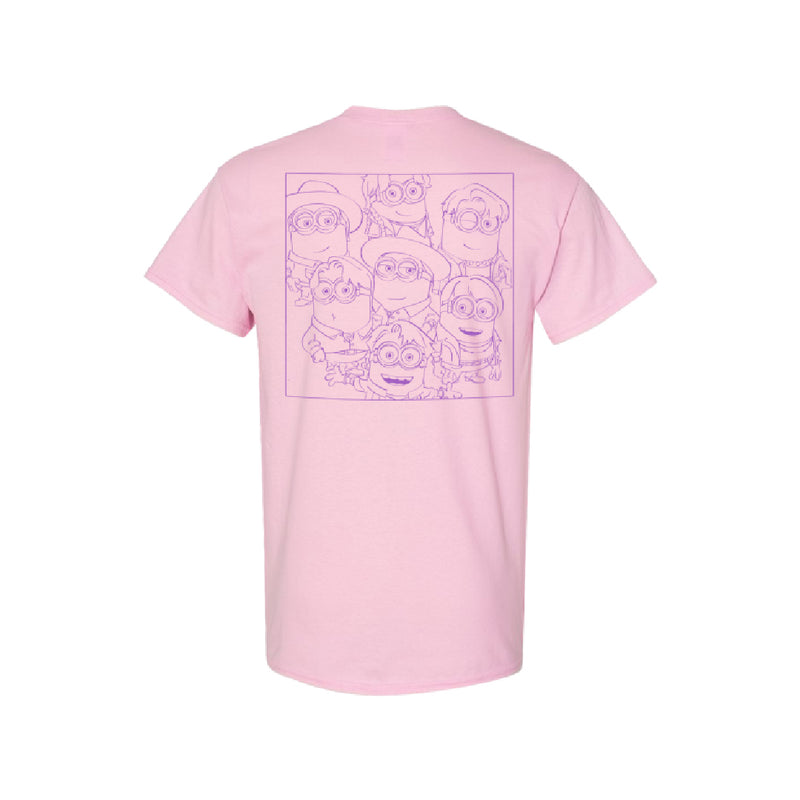 [BTS X DM4]HEART & OUTLINE GROUP T-SHIRT