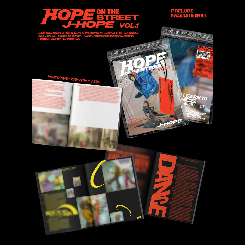 'HOPE ON THE STREET VOL.1' 2形態セット(ラッキードローイベント対象) – BTS JAPAN OFFICIAL SHOP