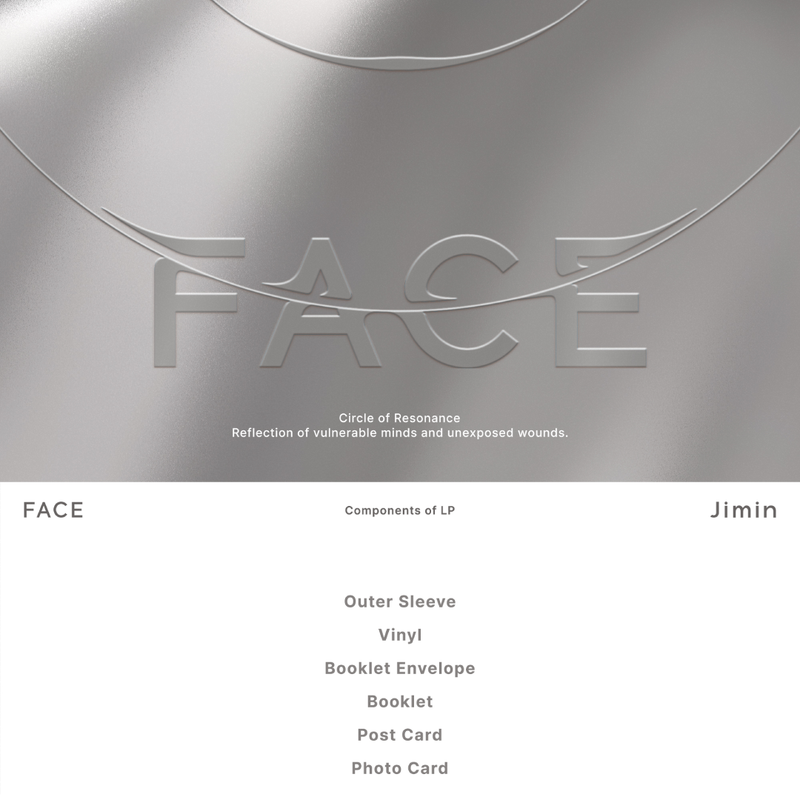 JIMIN Solo Album'FACE'アナログ盤
