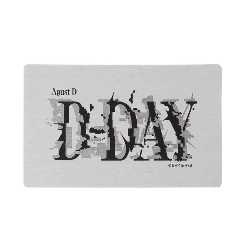 D-DAY]Metallic Photo Card(2023年8月中旬以降発送) – BTS JAPAN 