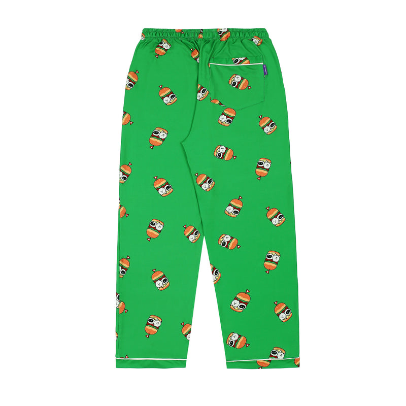 [Wootteo X RJ]Pajama Pants (green)(2024年10月中旬以降発送)