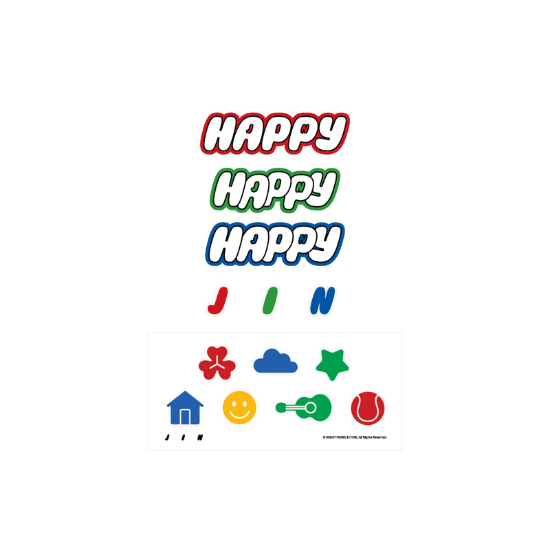 [HAPPY]Poster & Sticker Set