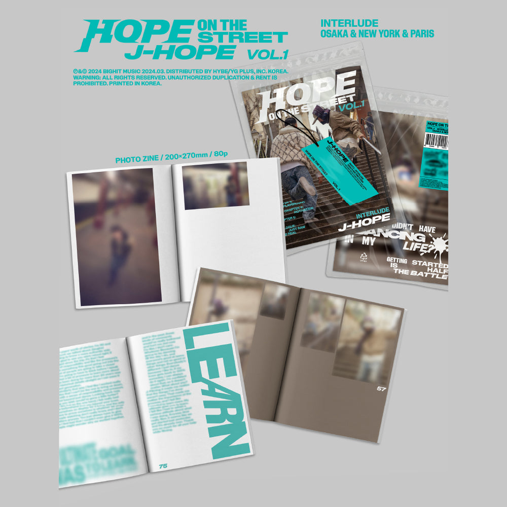HOPE ON THE STREET VOL.1' 単品(2形態中ランダム1形態) – BTS