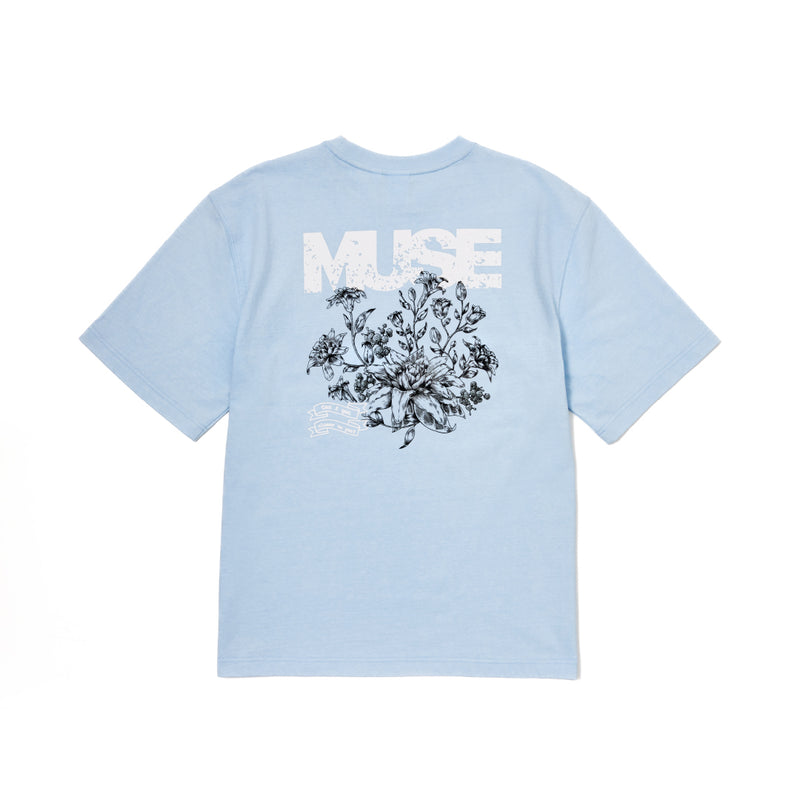 [MUSE]S/S T-Shirt (LIGHT BLUE) (2024年12月初旬以降発送)