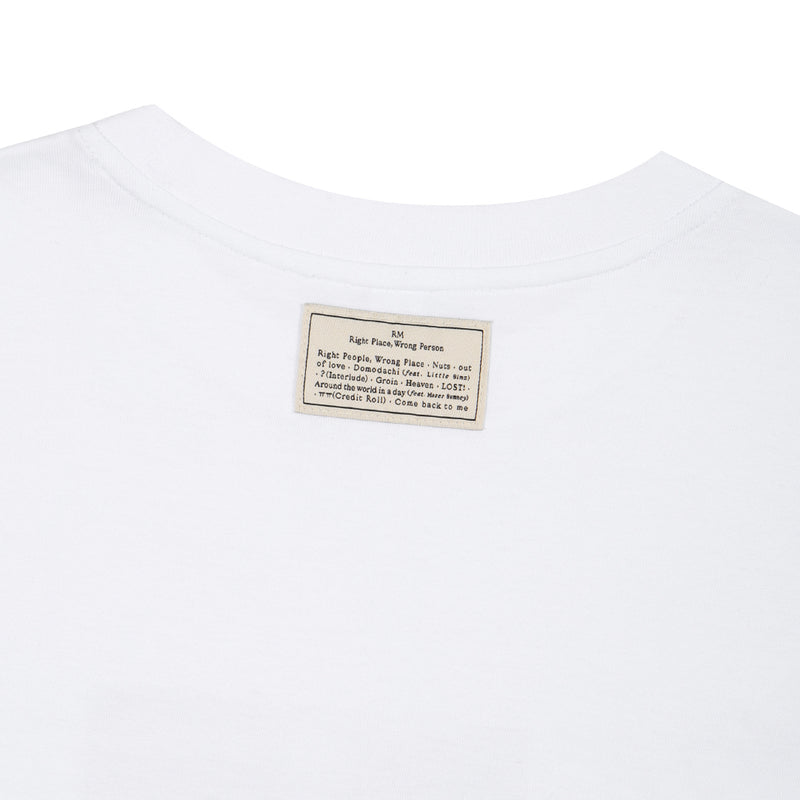 [Right Place, Wrong Person]S/S T-shirt (White)