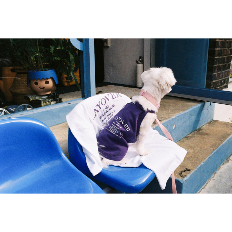 LAYOVER]PET T-SHIRT (LAYOVER) (purple) – BTS JAPAN OFFICIAL SHOP