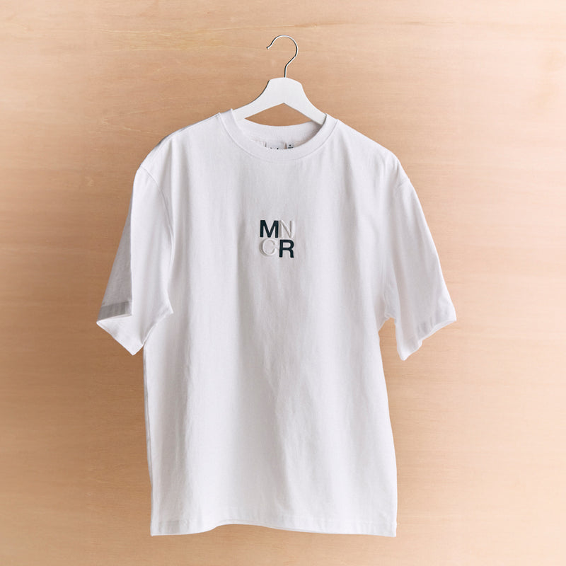 [MONOCHROME]S/S T-Shirt (White)