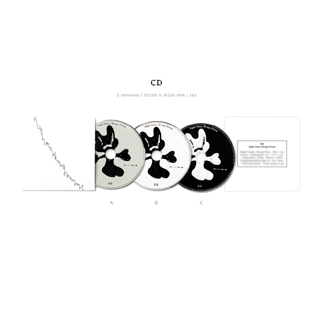 RM 直筆サイン「Right Place， Wrong Person」非売品 CD