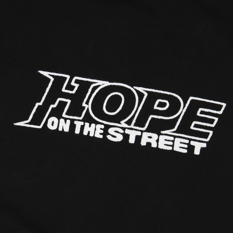 [HOPE ON THE STREET]VARSITY JACKET(black)
