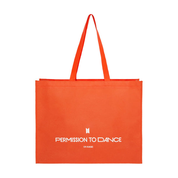 [PERMISSION TO DANCE ON STAGE] SHOPPER BAG (orange)(2022年6月中旬頃～順次発送予定)