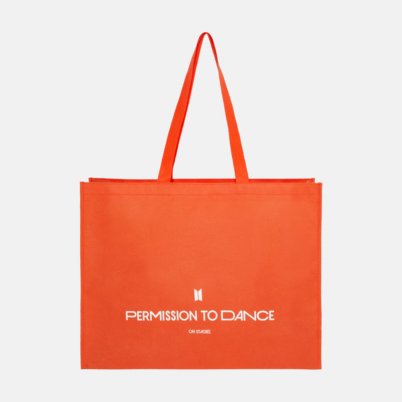 [PERMISSION TO DANCE ON STAGE] SHOPPER BAG (orange)(2022年6月中旬頃～順次発送予定)