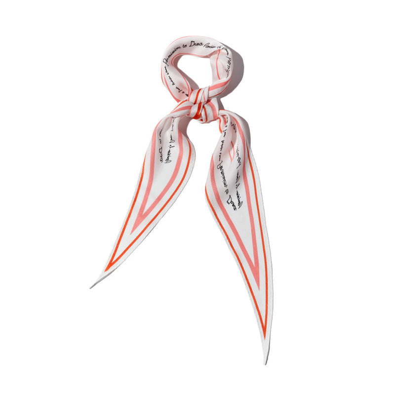 [PERMISSION TO DANCE ON STAGE] DIAMOND SCARF (white)(2022年6月中旬頃～順次発送予定)
