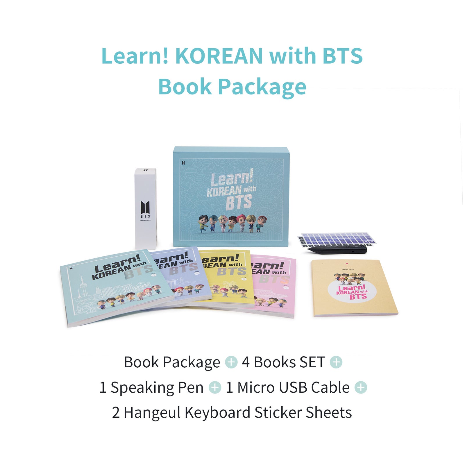 Learn! KOREAN with BTS Book Package(Global Edition) – BTS JAPAN OFFICIAL  SHOP