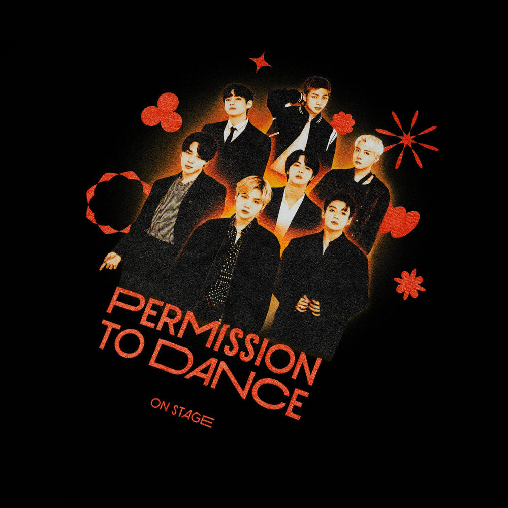 PERMISSION TO DANCE ON STAGE] PHOTO L/S T-SHIRT (black)(2022年6月中旬頃～順次 – BTS  JAPAN OFFICIAL SHOP