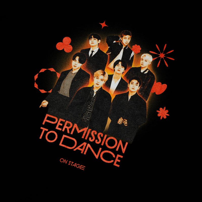 [PERMISSION TO DANCE ON STAGE] PHOTO L/S T-SHIRT (black)(2022年6月中旬頃～順次発送予定)