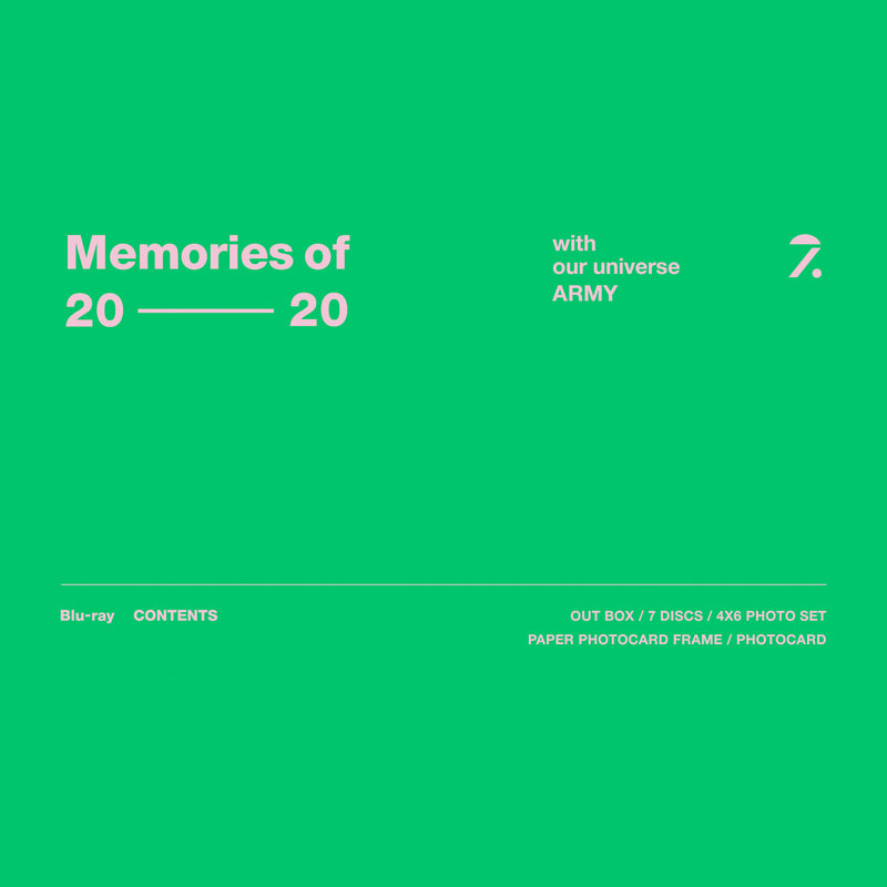 [BD] BTS Memories of 2020(追加予約販売分)