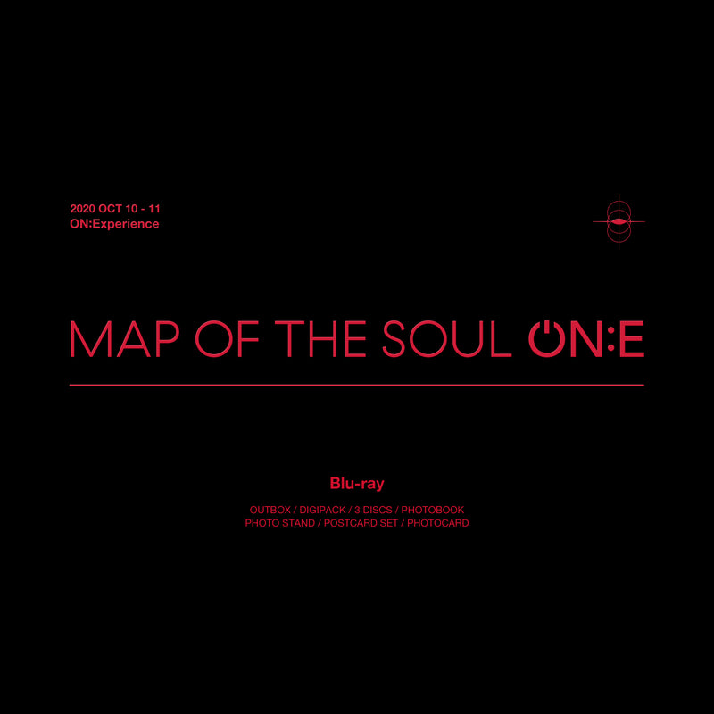 BTS MAP OF THE SOUL ON:E Blu-ray mos