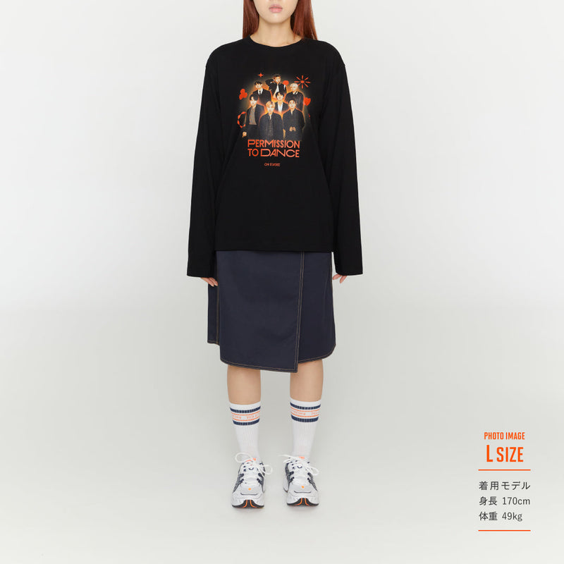 PERMISSION TO DANCE ON STAGE] PHOTO L/S T-SHIRT (black)(2022年6月 ...